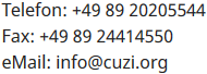 Telefon, Fax und E-Mail des Verantwortlichen